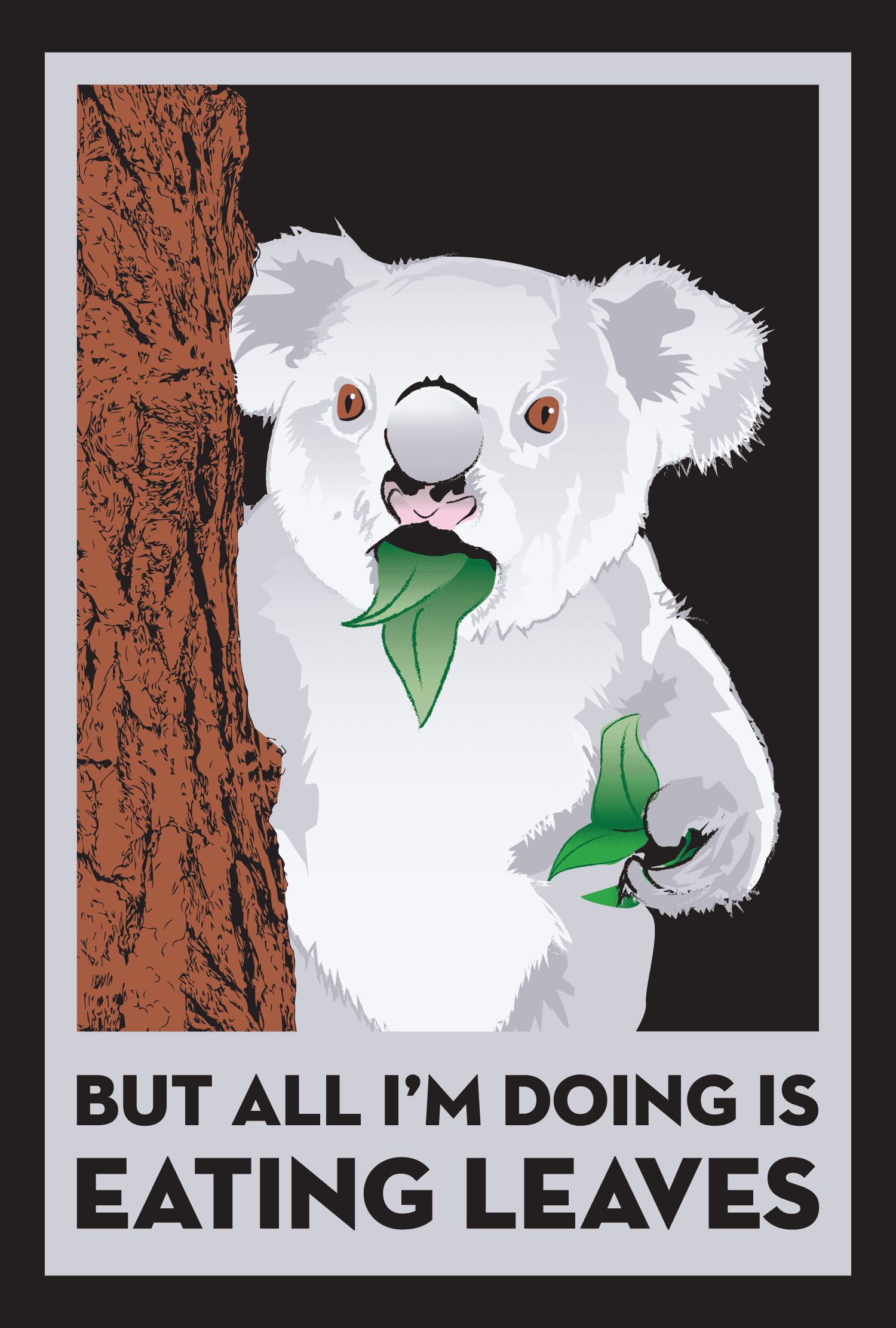 Christopher's Organic Botanicals Koala Mascot Trademarked 'But All I'm Doing Is Eating Leaves'