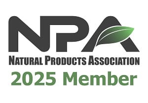 Natural Products Association (NPA) 2025 membership logo for natural health and dietary supplement advocacy.
