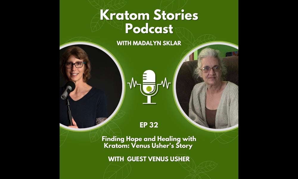 Portrait of Venus Usher, kratom advocate and community supporter.